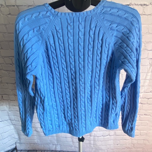L.L. Bean Cable Knit Sweater - Picture 2 of 3